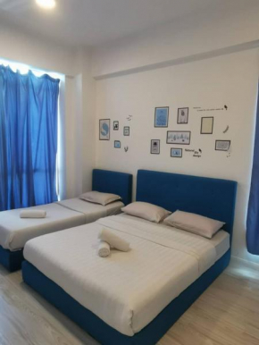reSTARY - Blue Dream, Sutera Avenue Infinity Pool - Imago Opposite - KK City- 2BR,5Pax 来沙旅 蓝梦主题公寓 - 无边际日落海景泳池 - Imago商场对面 - KK市中心 - 2房5人